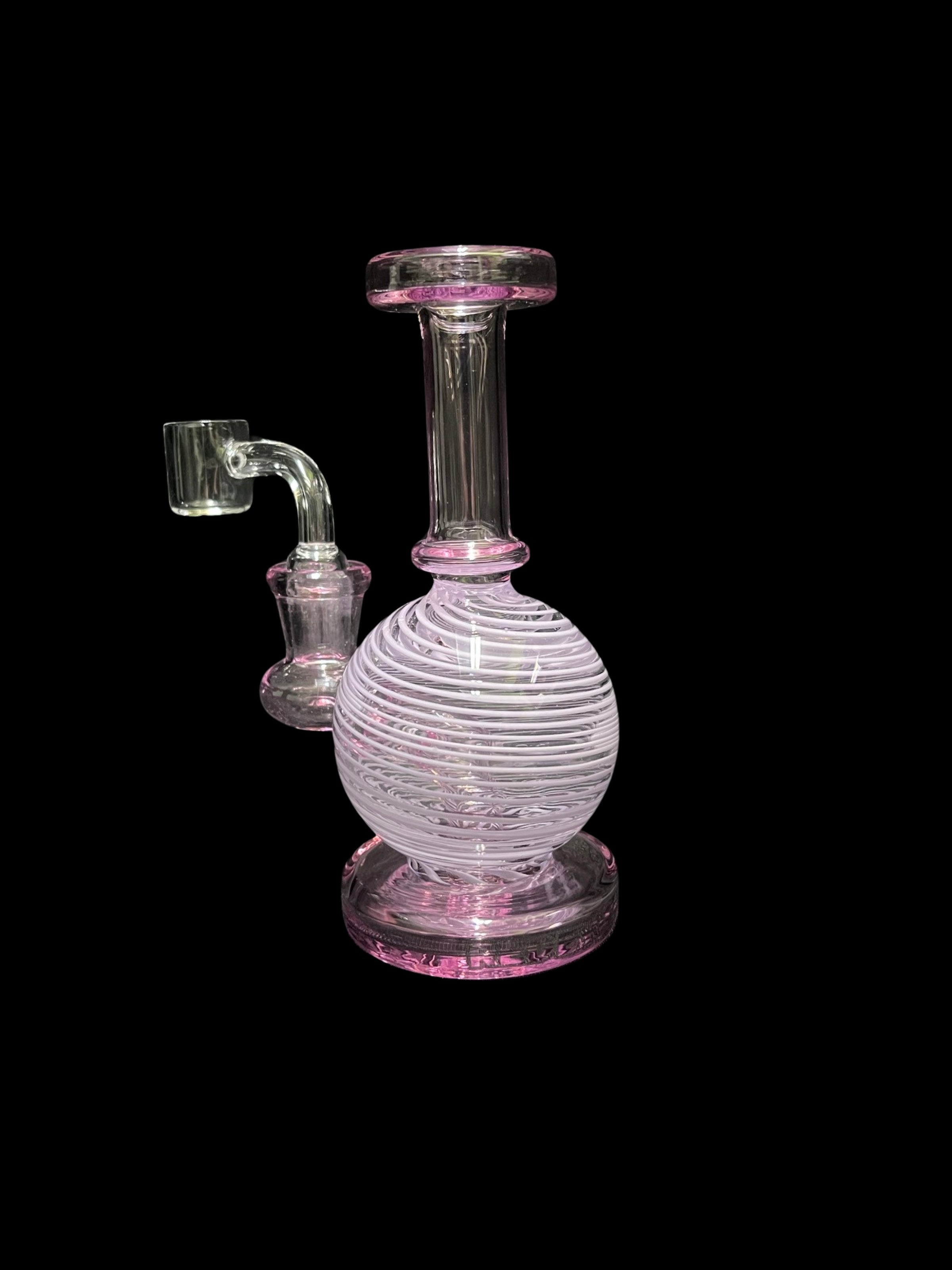 RUKA Glass　ORB CANISTER　red Red Eye Glass Pink Orb Rig 6